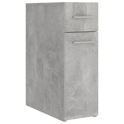 Apothecary Cabinet | Concrete grey | Engineered wood | Compact
