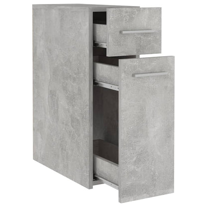 Apothecary Cabinet | Concrete grey | Engineered wood | Compact