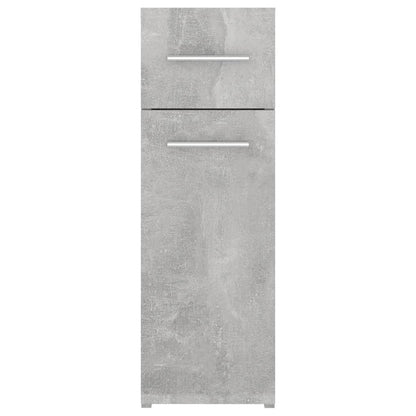 Apothecary Cabinet | Concrete grey | Engineered wood | Compact