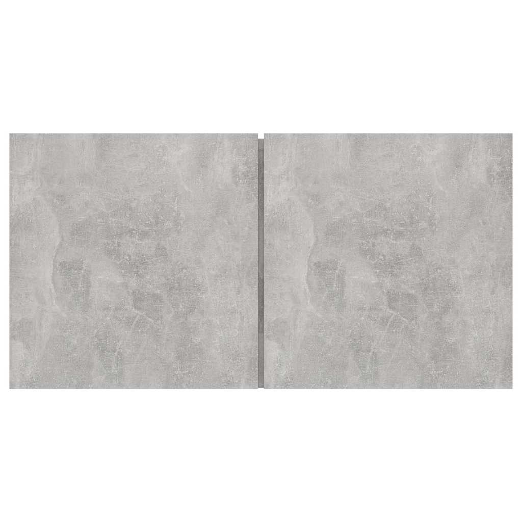 Hanging TV Cabinets 2 pcs Concrete Grey 60x30x30 cm