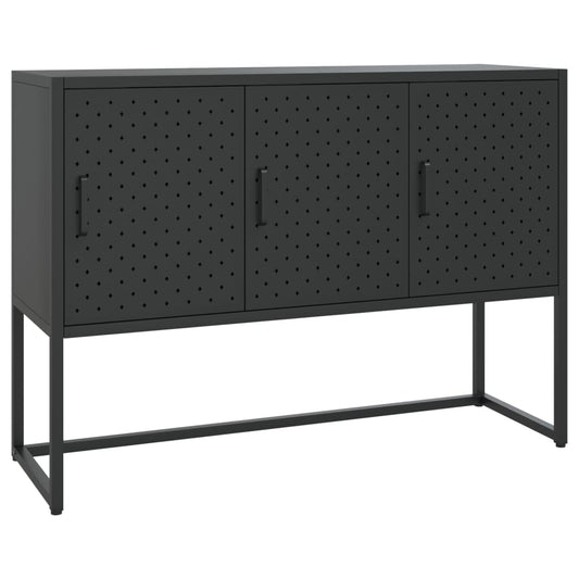 335868 vidaXL Sideboard Black 105x35x75 cm Steel