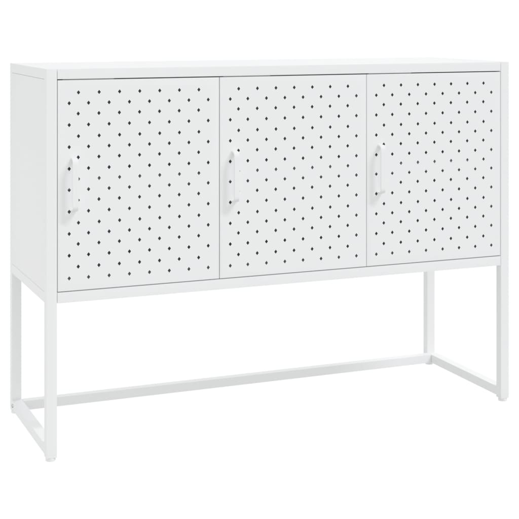 Sideboard White 41.3"x13.8"x29.5" Steel