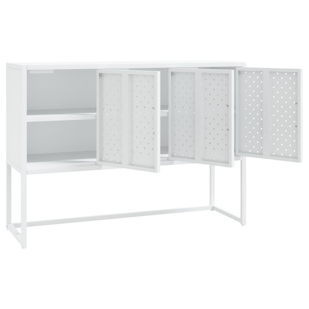 Sideboard White 41.3"x13.8"x29.5" Steel