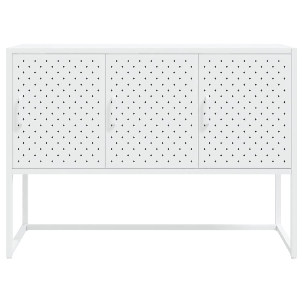Sideboard White 41.3"x13.8"x29.5" Steel