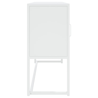 Sideboard White 41.3"x13.8"x29.5" Steel