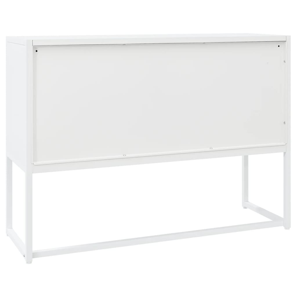 Sideboard White 41.3"x13.8"x29.5" Steel