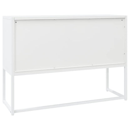 Sideboard White 41.3"x13.8"x29.5" Steel