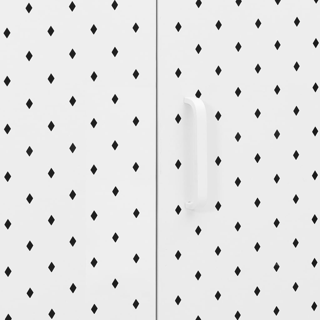 Sideboard White 41.3"x13.8"x29.5" Steel