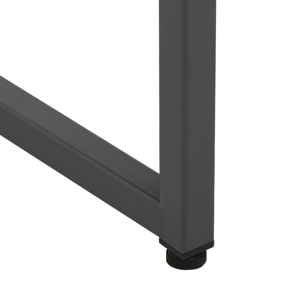 vidaXL Highboard Anthracite Steel Adjustable Feet Highboard