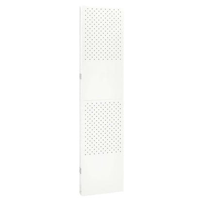 3-Panel Room Divider White 47.2"x70.9" Steel
