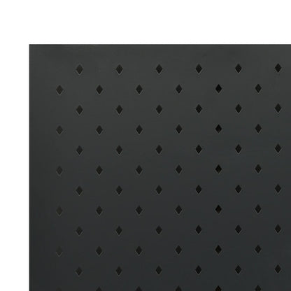4-Panel Room Divider Black 160x180 cm Steel
