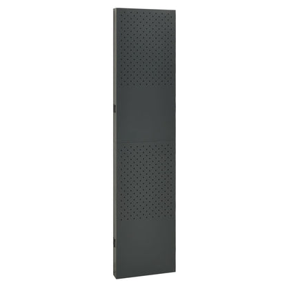 4-Panel Room Divider Anthracite 63"x70.9" Steel
