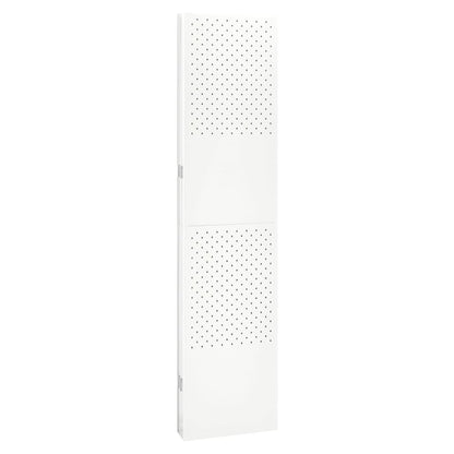 5-Panel Room Divider White 78.7"x70.9" Steel