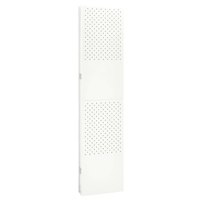 6-Panel Room Divider White 94.5"x70.9" Steel