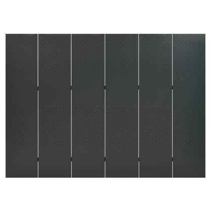 6-Panel Room Divider Anthracite 94.5"x70.9" Steel