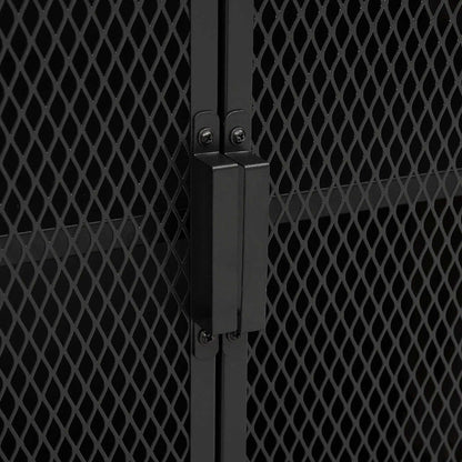 Storage Cabinet Grey 72x36x82 cm Metal and MDF