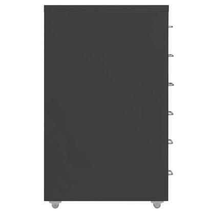 Mobile File Cabinet | Anthracite | Metal | Medium | Portable