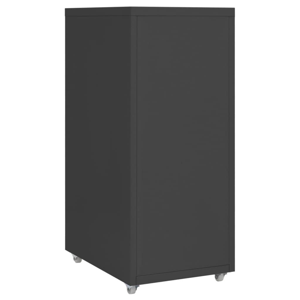 Mobile File Cabinet | Anthracite | Metal | Medium | Portable