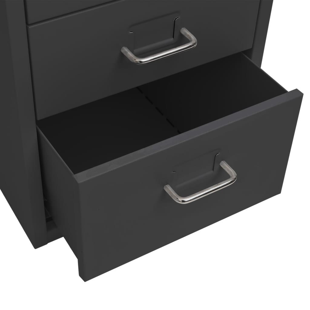 Mobile File Cabinet | Anthracite | Metal | Medium | Portable