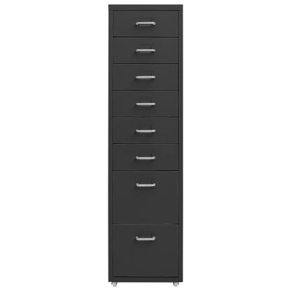 Mobile File Cabinet | Anthracite | Metal | Medium | Rollable
