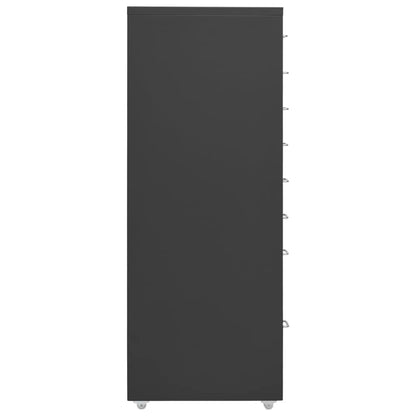 Mobile File Cabinet | Anthracite | Metal | Medium | Rollable