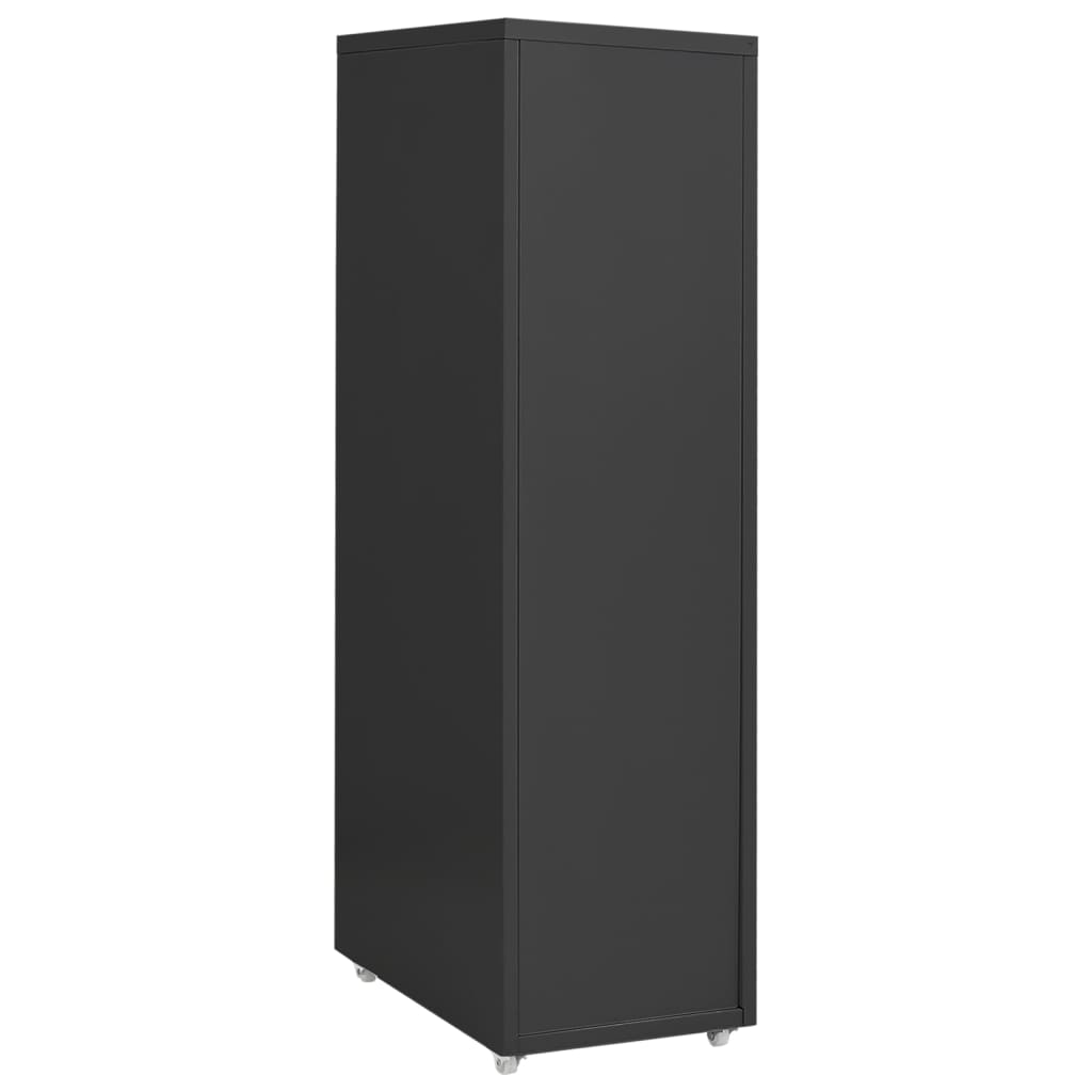Mobile File Cabinet | Anthracite | Metal | Medium | Rollable