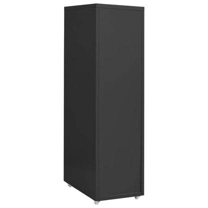 Mobile File Cabinet | Anthracite | Metal | Medium | Rollable