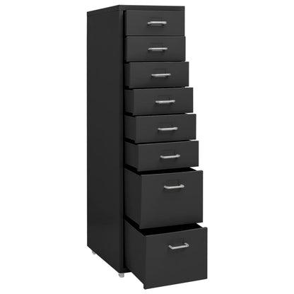 Mobile File Cabinet | Anthracite | Metal | Medium | Rollable