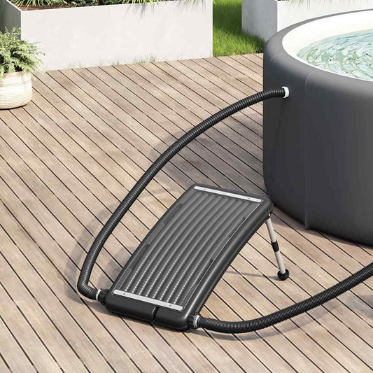 Solar Pool Heating Panel | Black | HDPE, PC, Aluminium | 72.5x46 cm