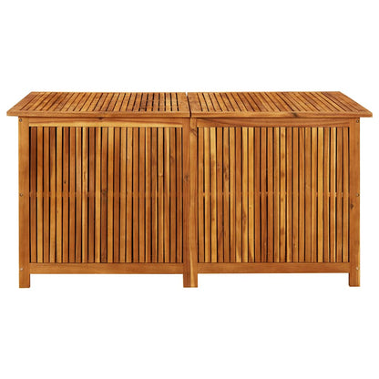 Patio Storage Box 59.1"x31.5"x29.5" Solid Acacia Wood