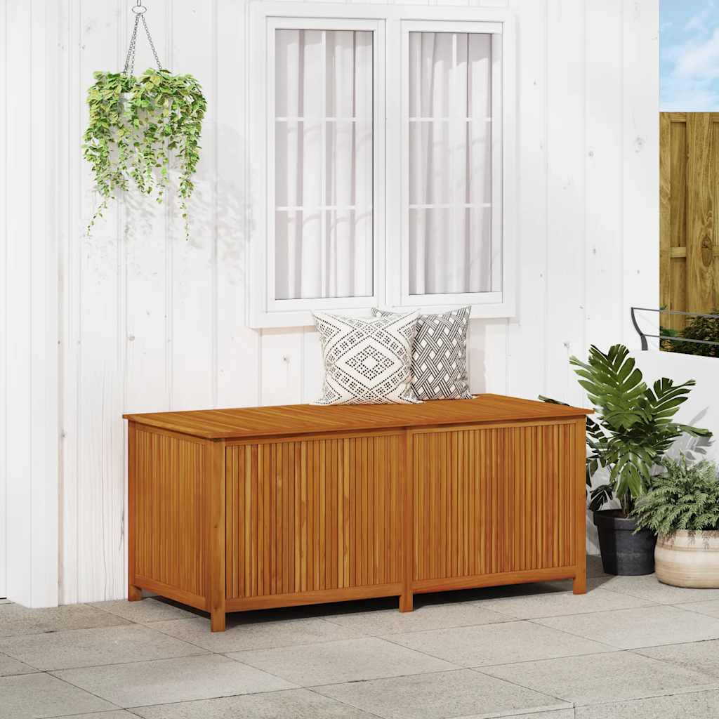 Patio Storage Box 68.9"x31.5"x29.5" Solid Acacia Wood