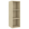 2 Piece TV Cabinet Set Sonoma Oak Engineered Wood