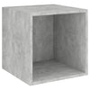 2 Piece TV Cabinet Set Concrete Grey Engineered Wood