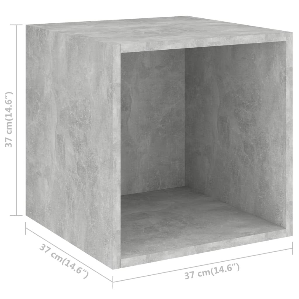 TV Cabinet Set | Concrete Grey | Engineered Wood | TV Cabinet Set