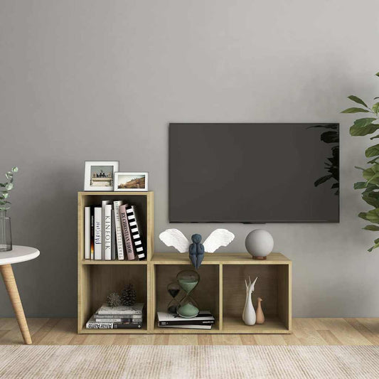 TV Cabinet | Sonoma Oak | Engineered Wood | Medium | TV Cabinet