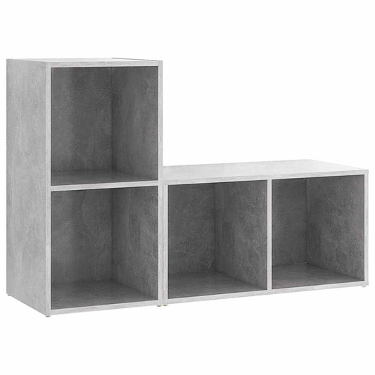 TV Cabinet | Concrete grey | Engineered wood | 72 x 35 x 36.5 cm