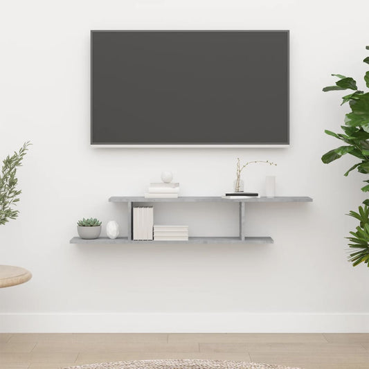 Wall Shelf | Concrete grey | Engineered wood | Medium | Wall Shelf