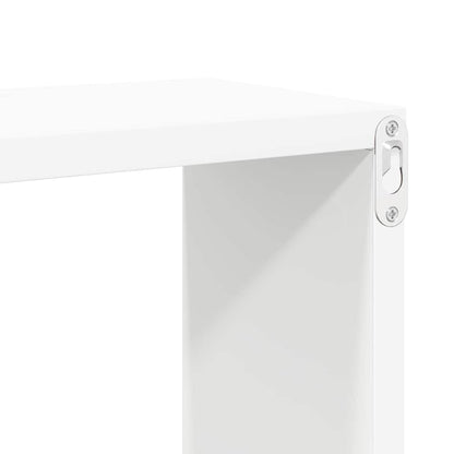 Wall Cube Shelves 2 pcs White 30x15x30 cm