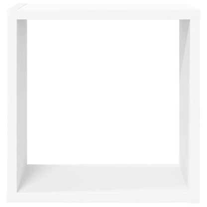 Cube Shelf | Set of 6 | White | Engineered wood | 30x15x30 cm per cube