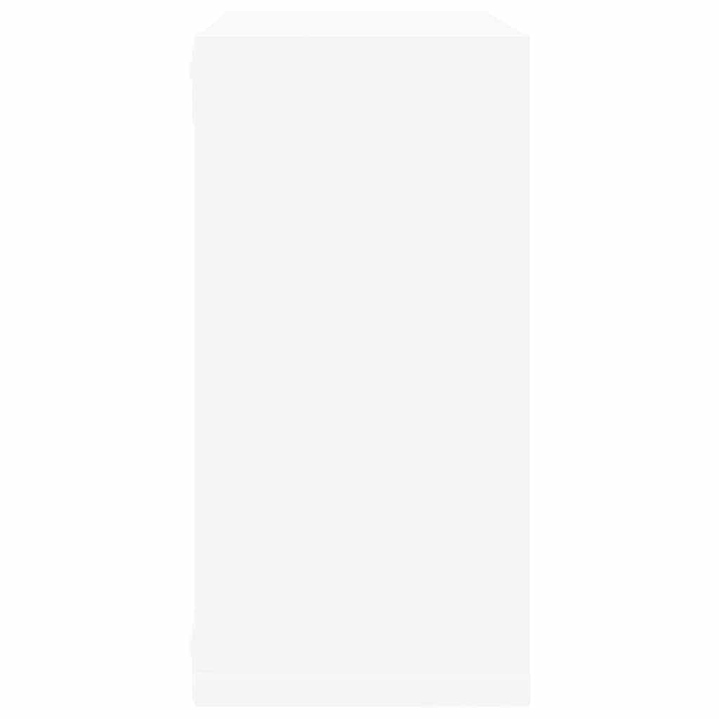 Cube Shelf | Set of 6 | White | Engineered wood | 30x15x30 cm per cube