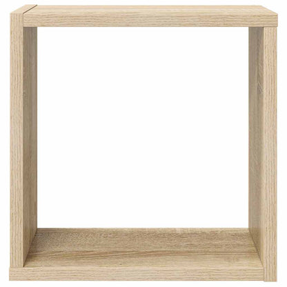 Wall Cube Shelves 2 pcs Sonoma Oak 30x15x30 cm