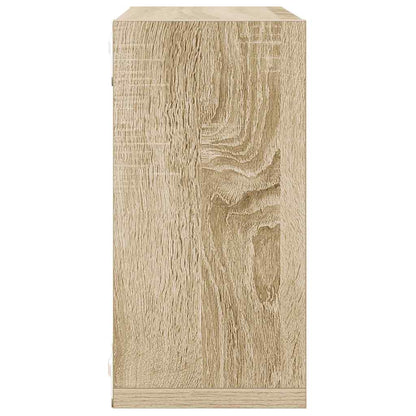 Wall Cube Shelves 6 pcs Sonoma Oak 30x15x30 cm