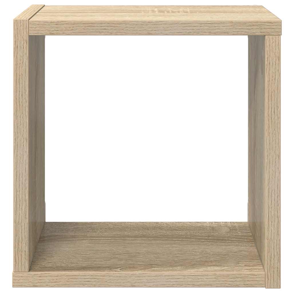 Wall Cube Shelves 6 pcs Sonoma Oak 26x15x26 cm