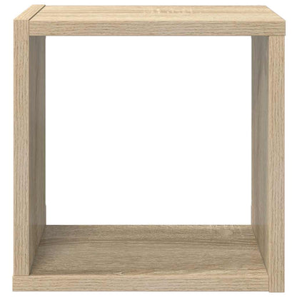 Wall Cube Shelves 6 pcs Sonoma Oak 26x15x26 cm