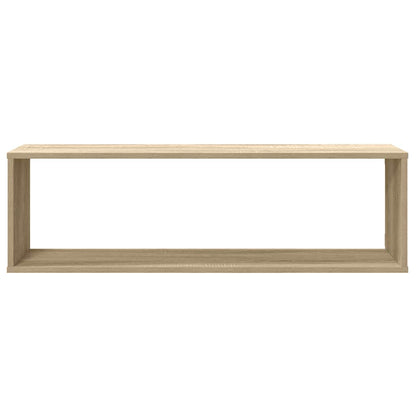 Wall Cube Shelf 4 pcs Sonoma Oak 100x15x30 cm Engineered Wood