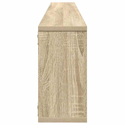 Wall Cube Shelf 4 pcs Sonoma Oak 100x15x30 cm Engineered Wood