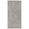 Wall Cube Shelf 2 pcs Concrete Grey 100x15x30 cm Engineered Wood