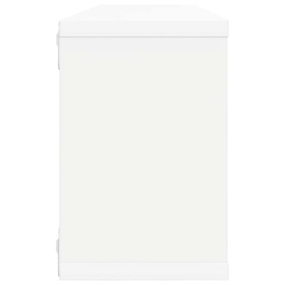 Wall Cube Shelf 2 pcs White 60x15x23 cm Engineered Wood