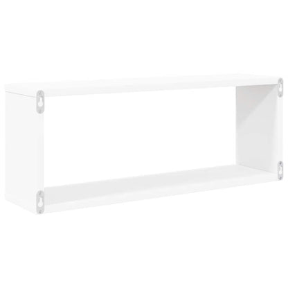Wall Shelf | Set of 4 | White | Engineered wood | 60 cm x 15 cm x 23 cm