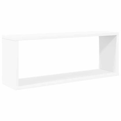 Wall Cube Shelf 6 pcs White 60x15x23 cm Engineered Wood
